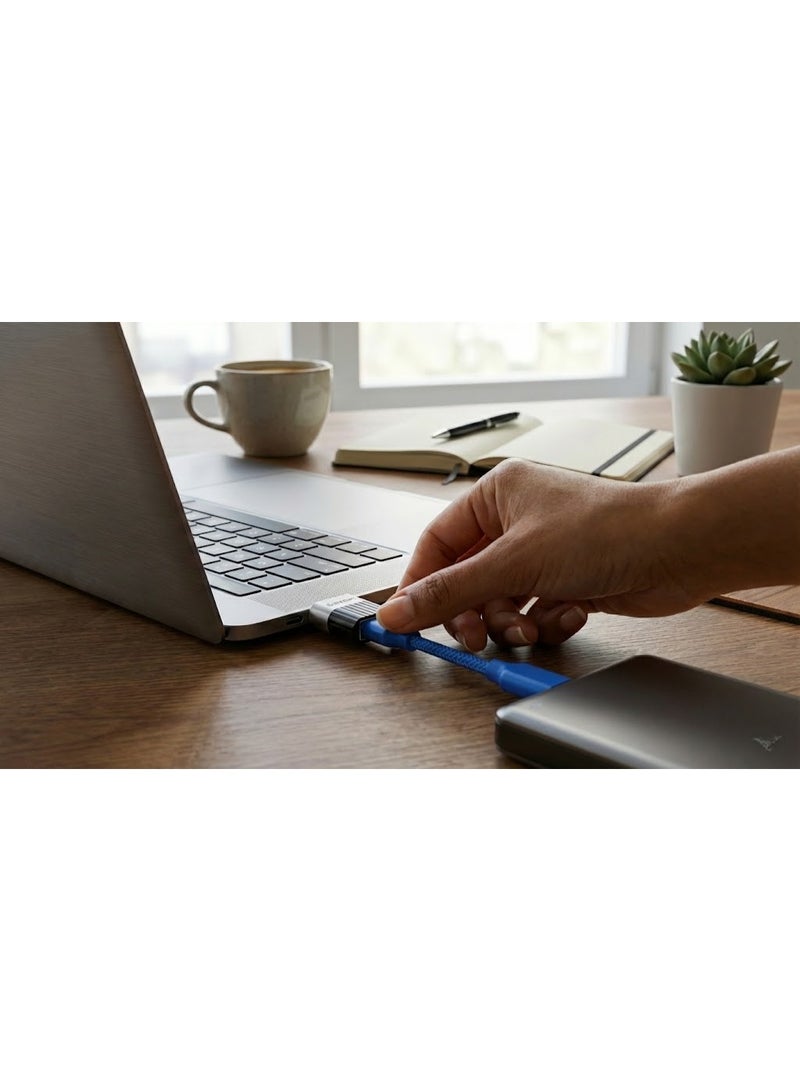 ستارت وصلة تحويل OTG معدنية من ستارت (START ST-033M) - منفذ مايكرو (Micro USB) إلى USB 3.1، نقل بيانات فائق السرعة، تدعم الفلاشات والماوس للكيبورد - أسود وفضي - Image 5